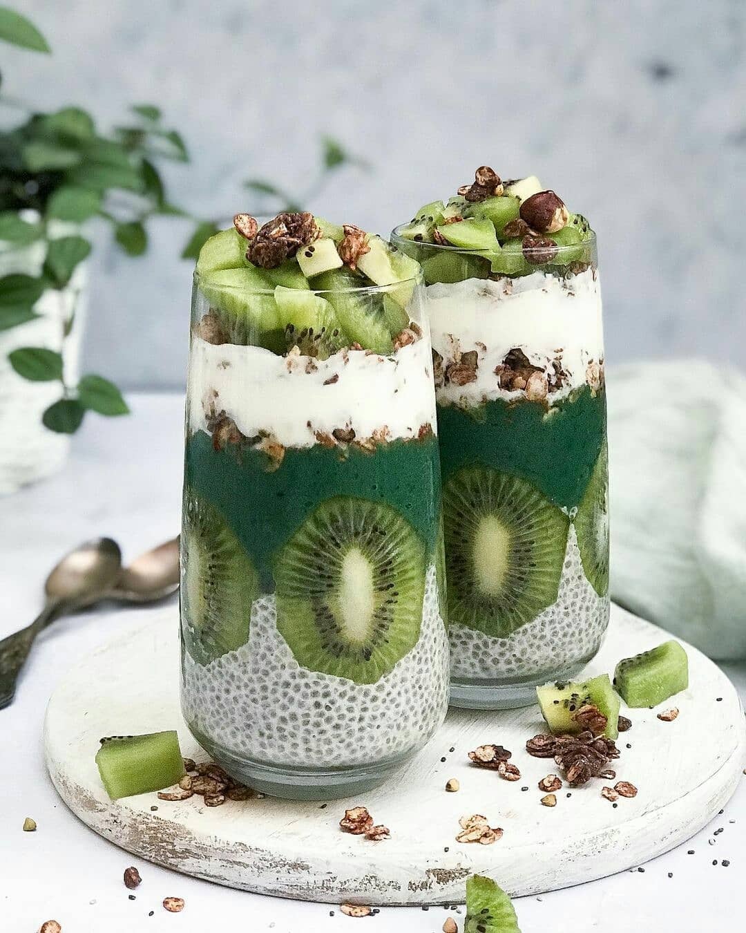 Healthy Green Chia Parfait