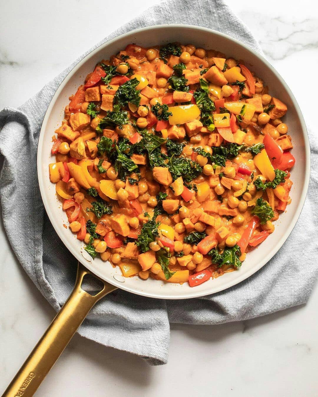 Roasted Sweet Potato and Chickpea Curry