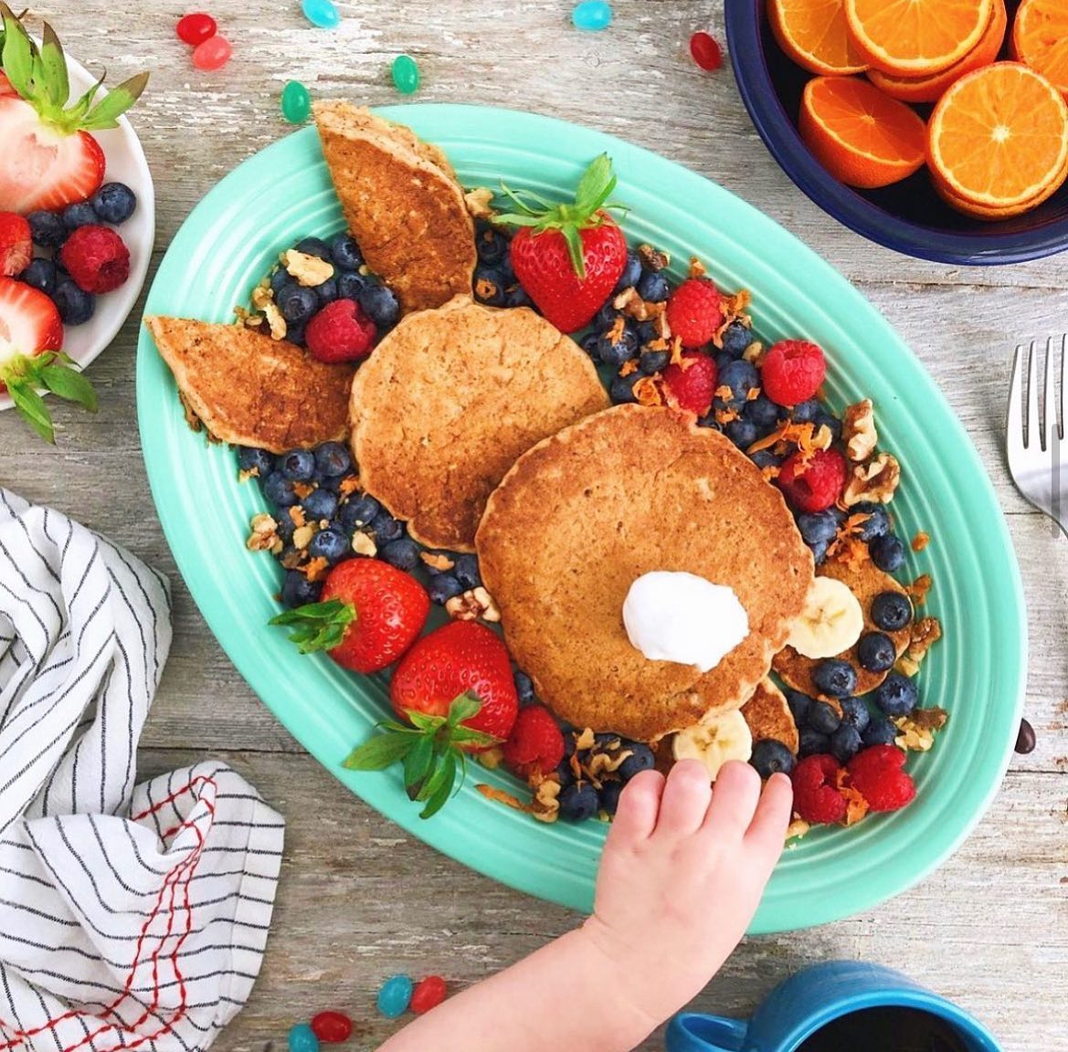 Vegan Carrot Cake Pancakes