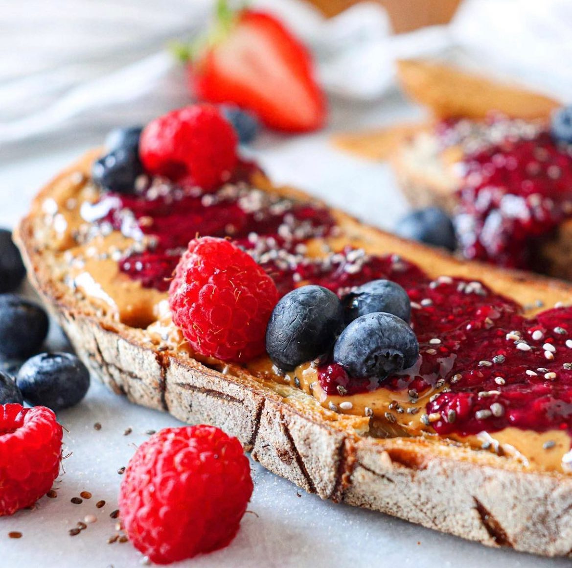 Berry Jam Made with Chia Seeds