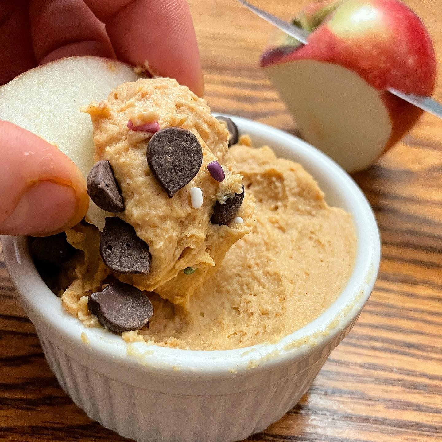 Healthy Edible Cookie Dough with Chickpeas