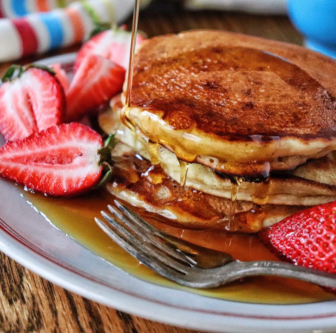 Diner Style Vegan Pancakes