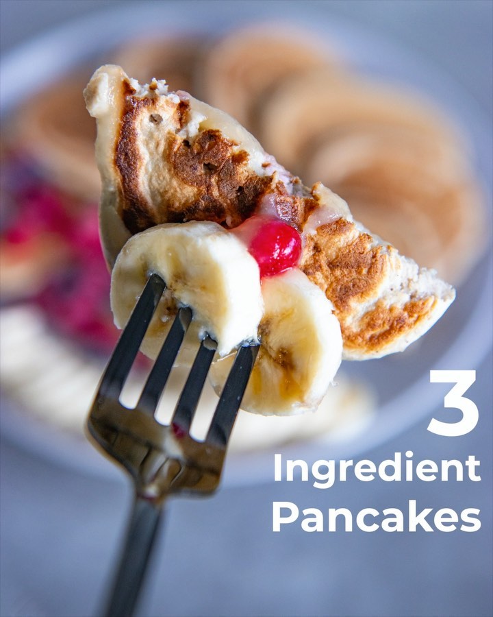 Three Ingredient Vegan Pancakes