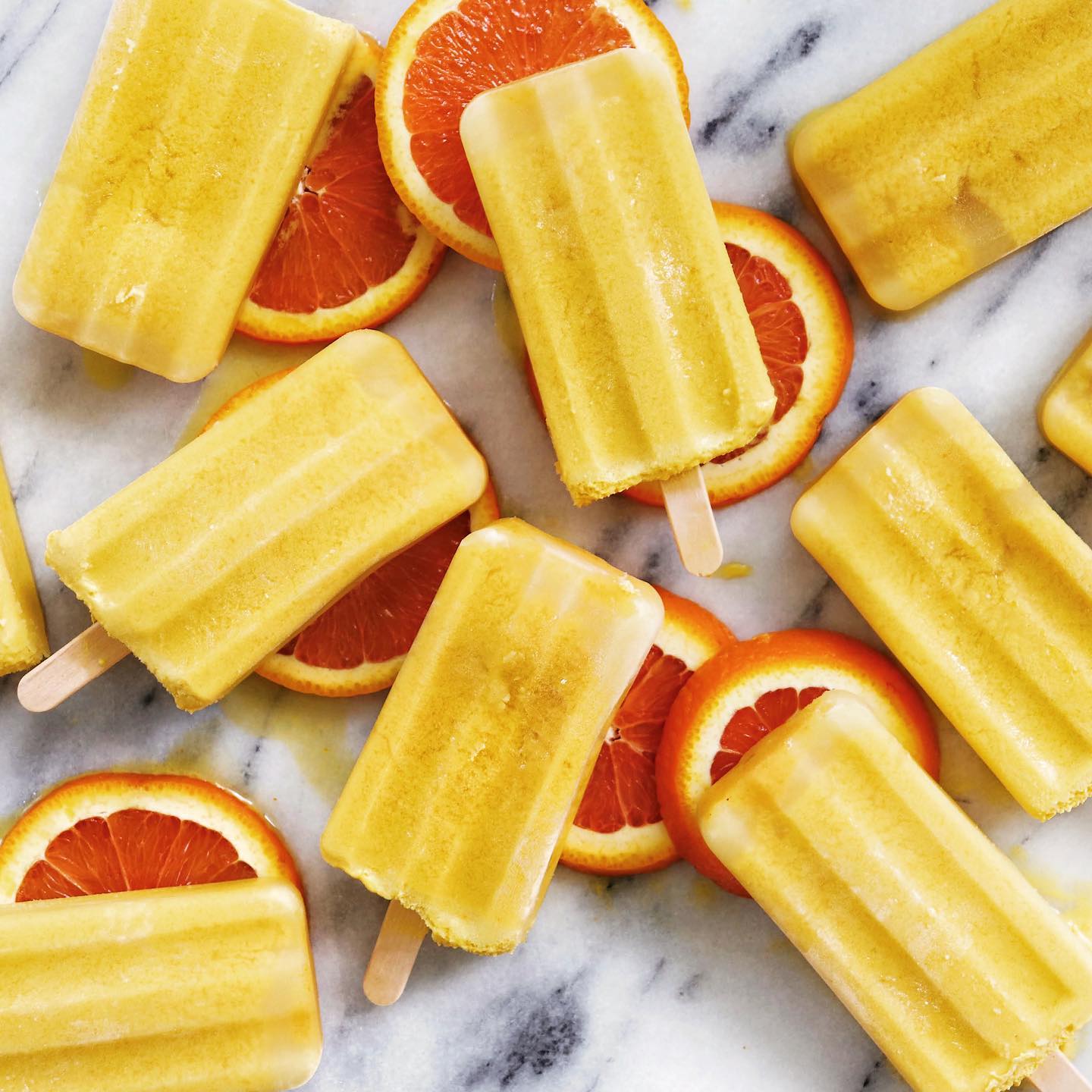 Refreshing Vegan Orange Creamsicle Popsicles