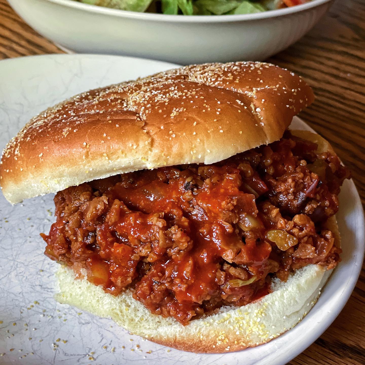 Vegan Sloppy Joe with Tvp