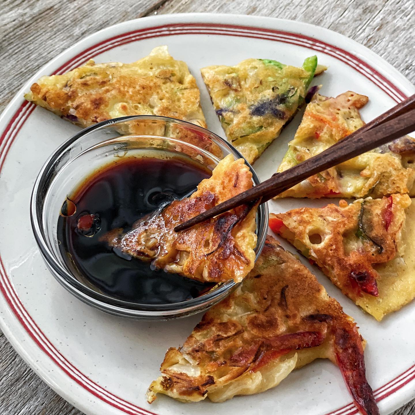 Korean Savory Vegetable Pancakes