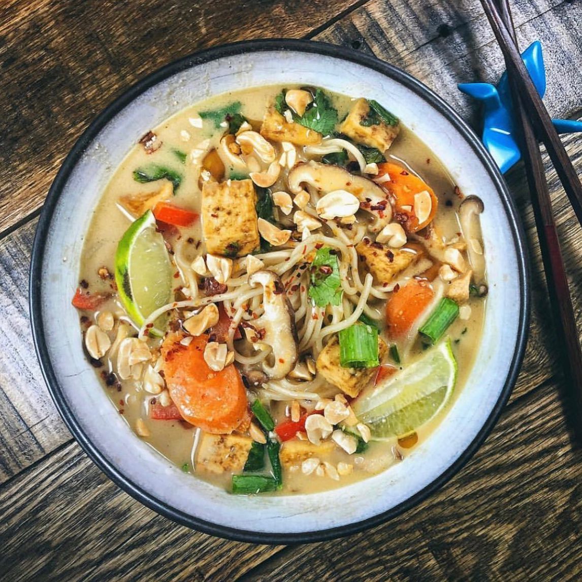Thai Peanut Ramen Bowl