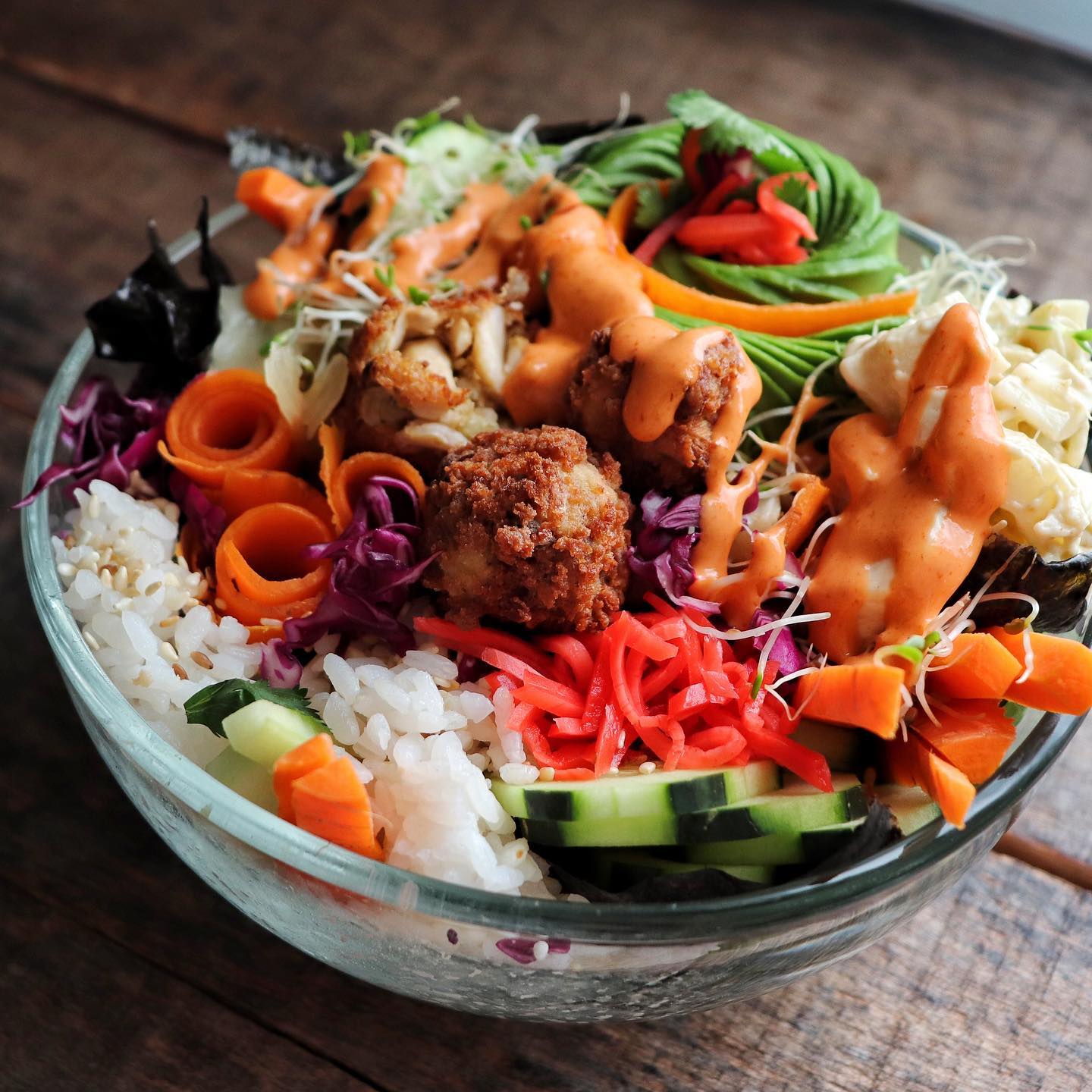 Vegan Deconstructed Sushi Bowl