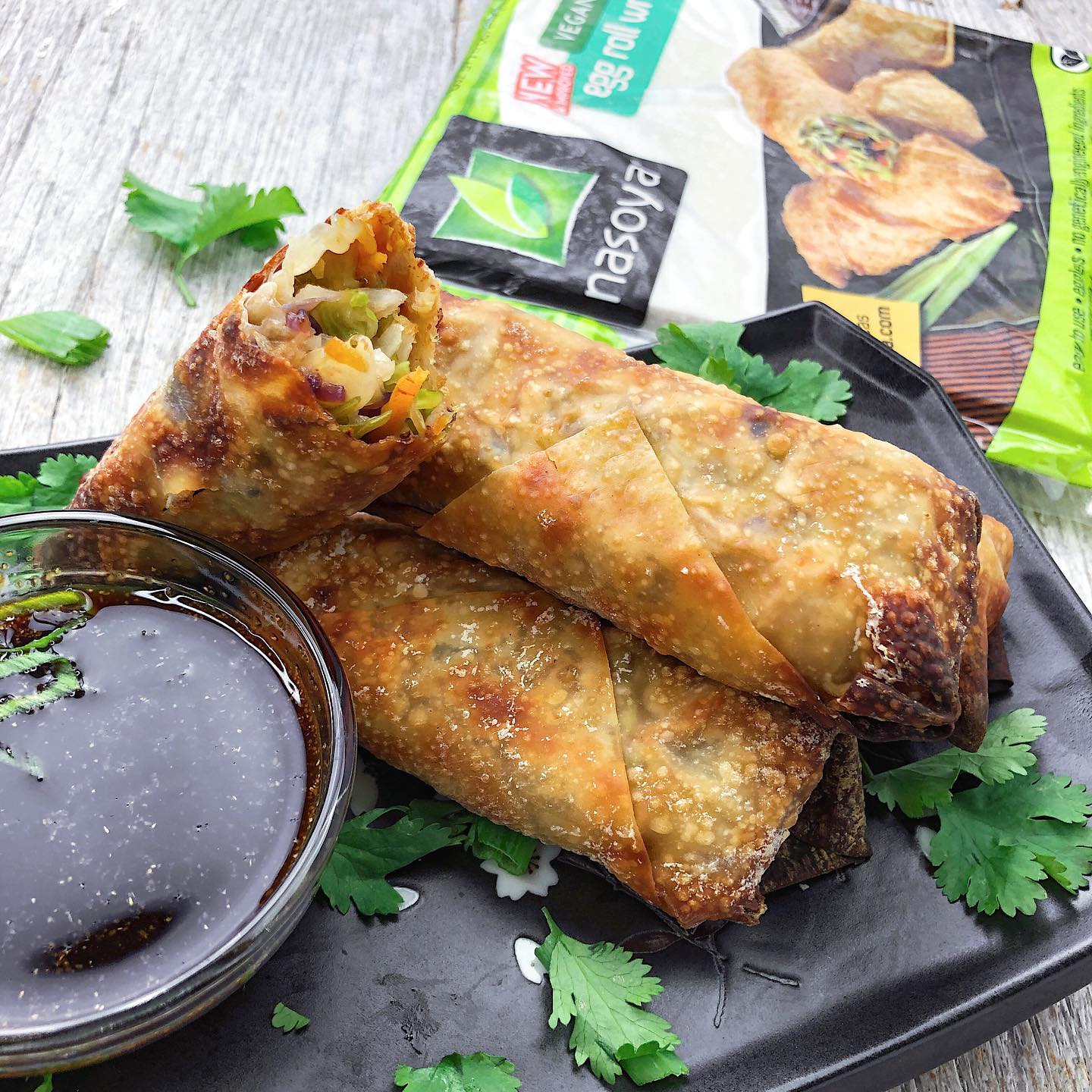 Vegan Air-Fried Egg Rolls