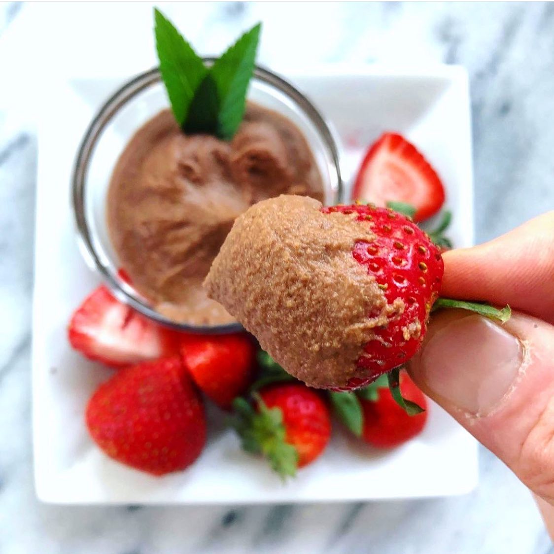 Easy Chocolate Hummus Dip
