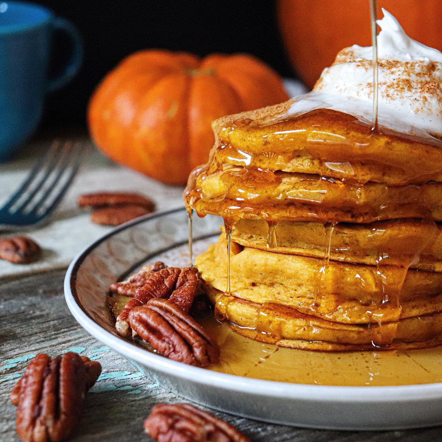 Easy Vegan Pumpkin Pancakes