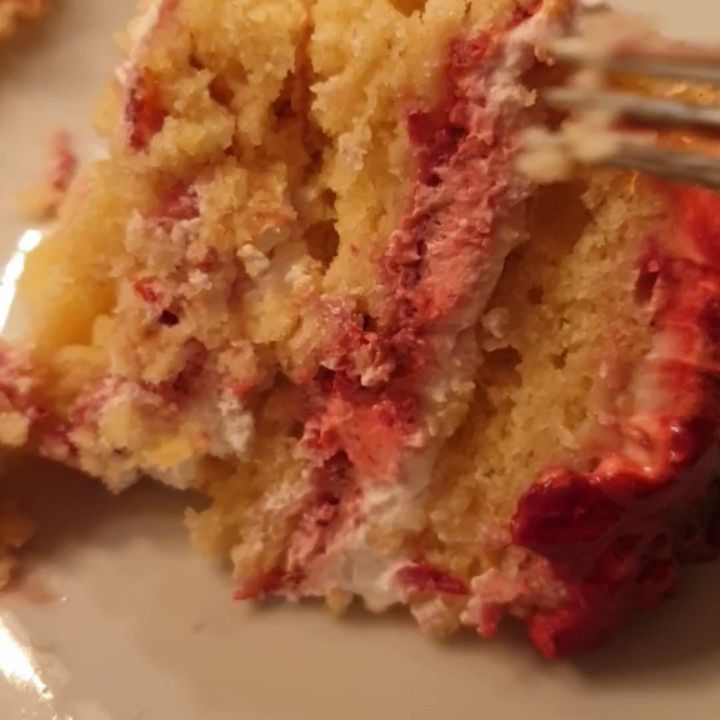 Lemon Raspberry Mango Jam Cake