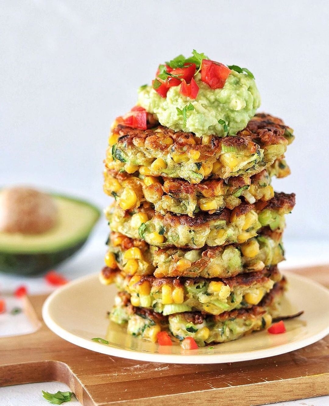 Corn and Zucchini Fritters