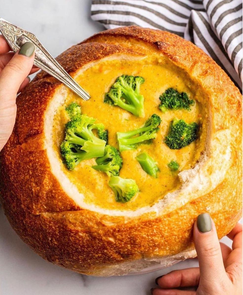 Vegan Broccoli Cheddar Soup