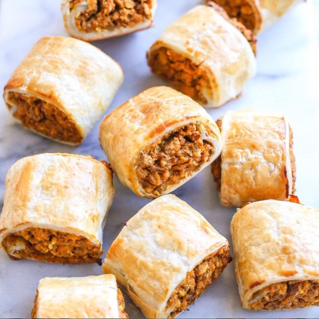 Sweet Potato Sausage Rolls