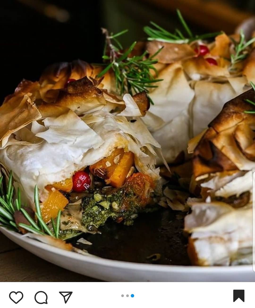 Festive Christmas Wreath Pie