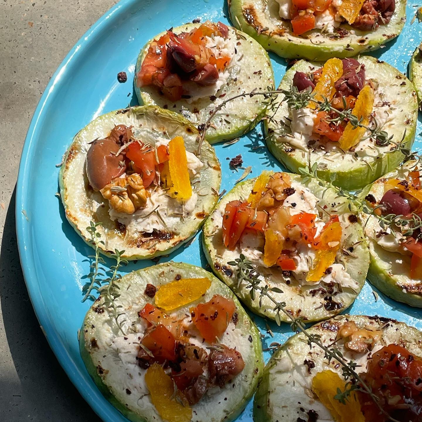 Vegan Bottlegourd Canapés with Salsa