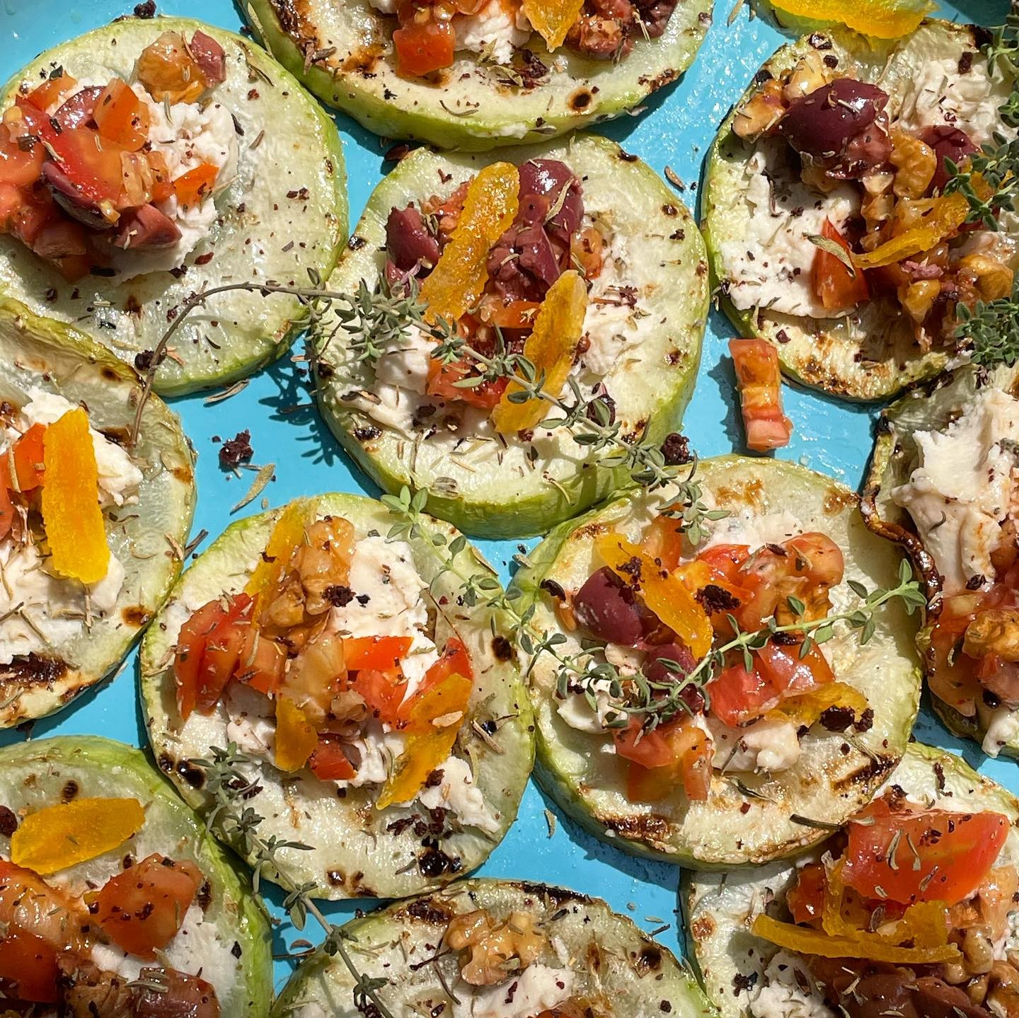 Vegan Bottlegourd Canapés with Salsa