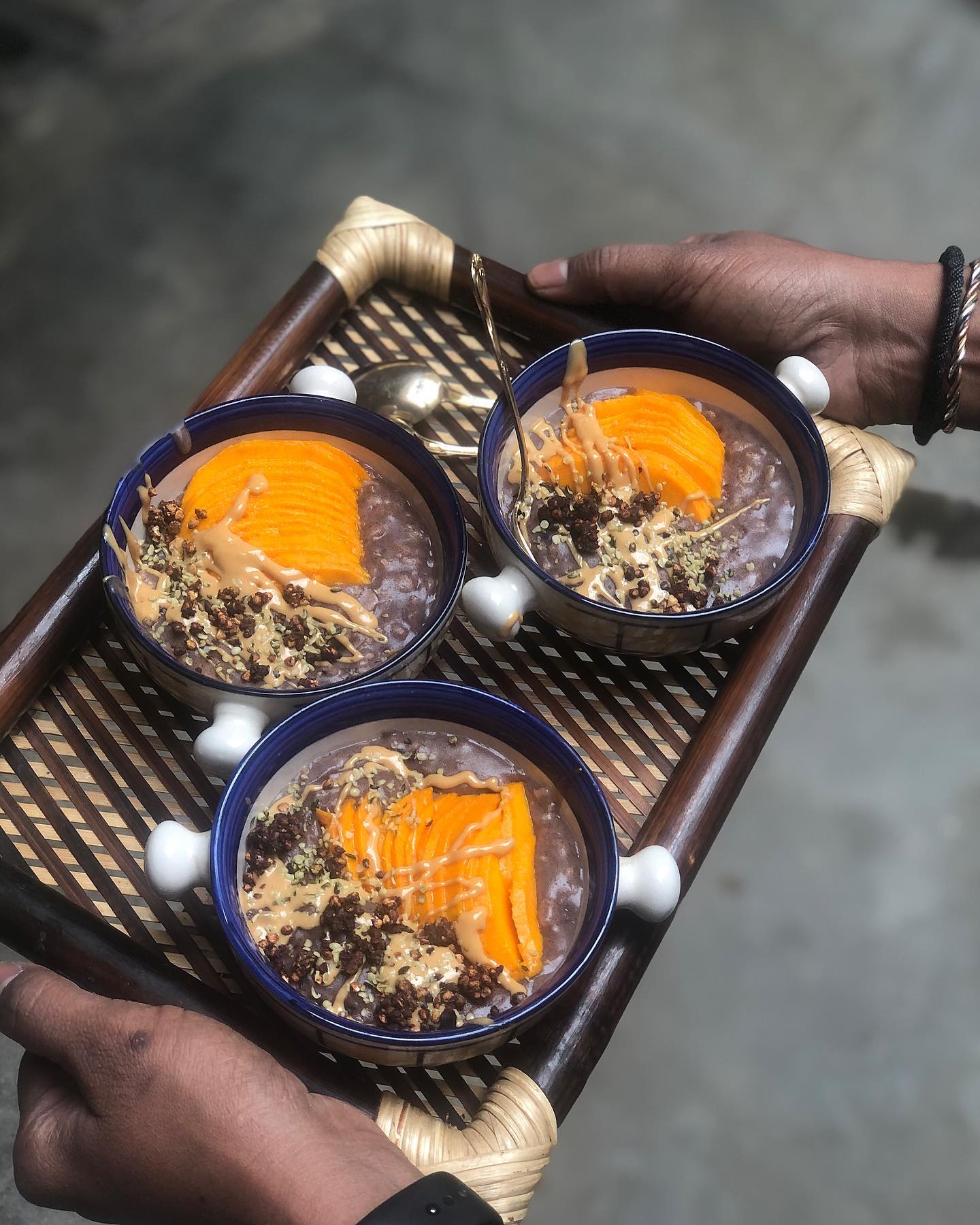 Nutritious Ragi and Oat Porridge