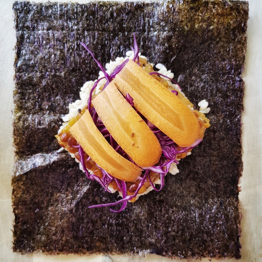 Tempeh Sushi Sandwich with Brown Rice
