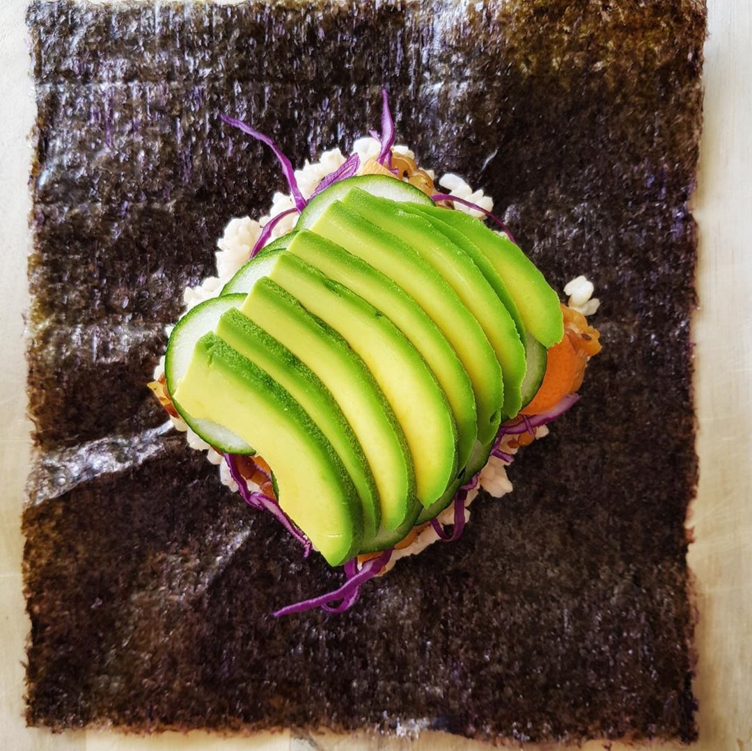 Tempeh Sushi Sandwich with Brown Rice