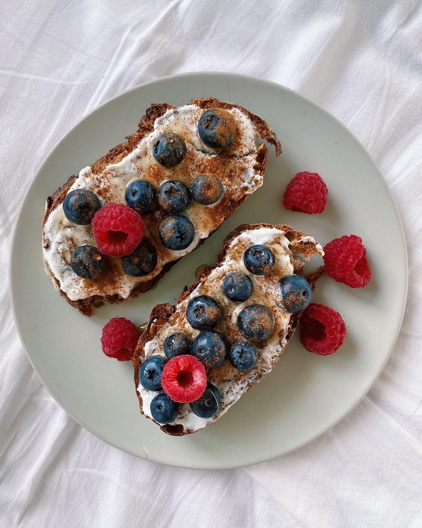 Yogurt Berry Cinnamon Toast