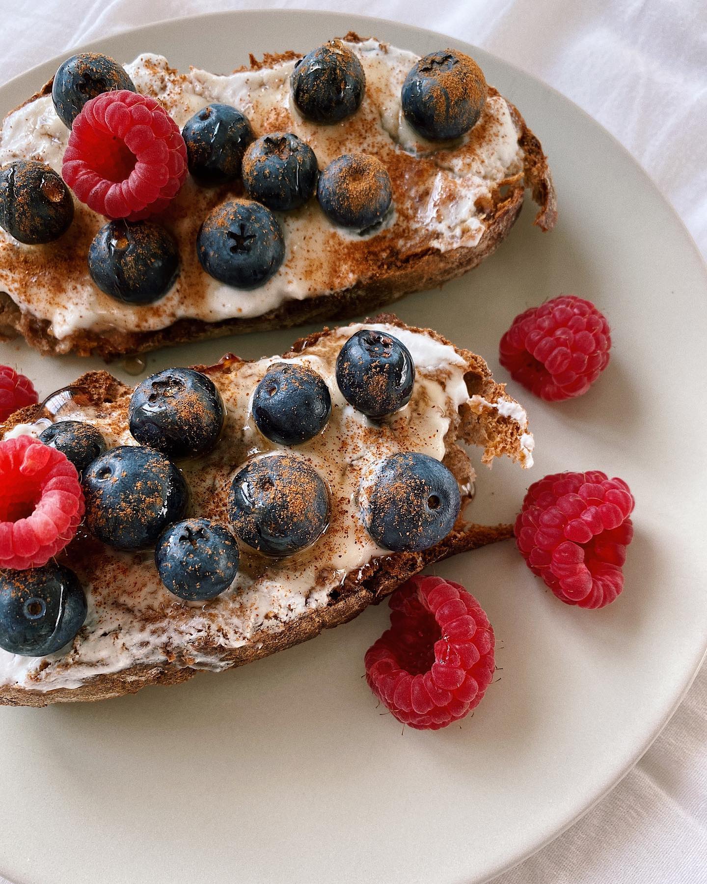 Yogurt Berry Cinnamon Toast