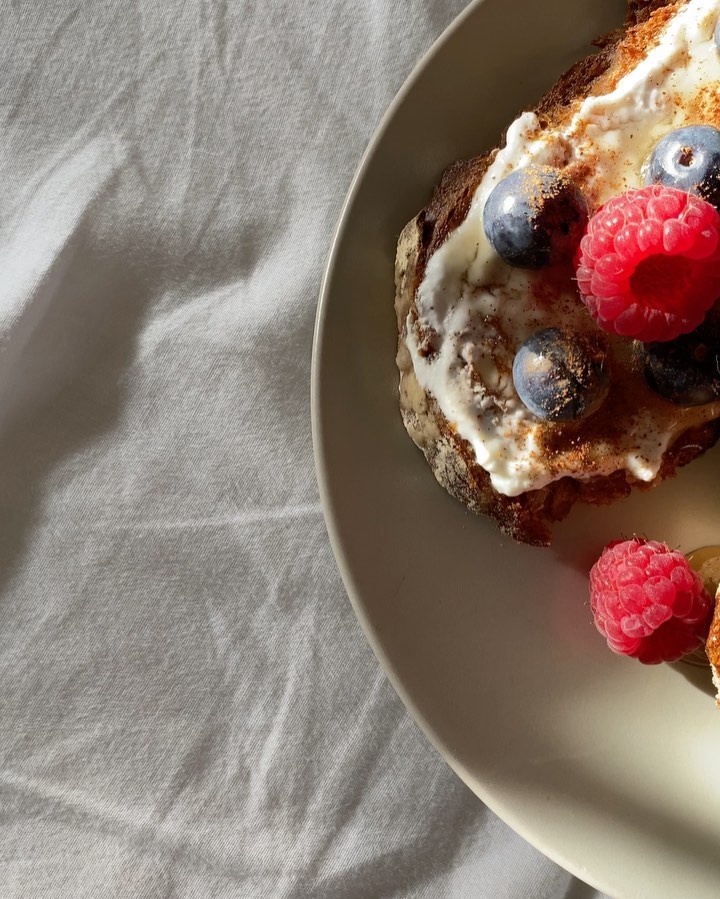 Yogurt Berry Cinnamon Toast