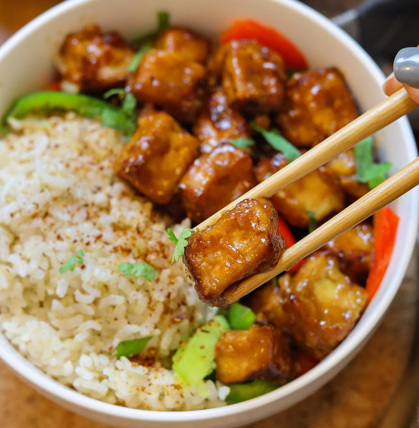 Miso Glazed Tofu