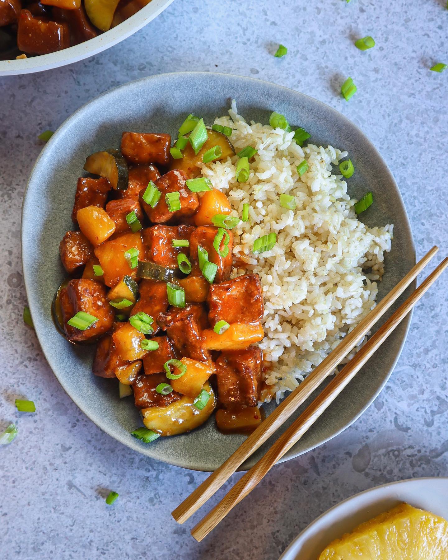 Tropical Pineapple Tofu Delight