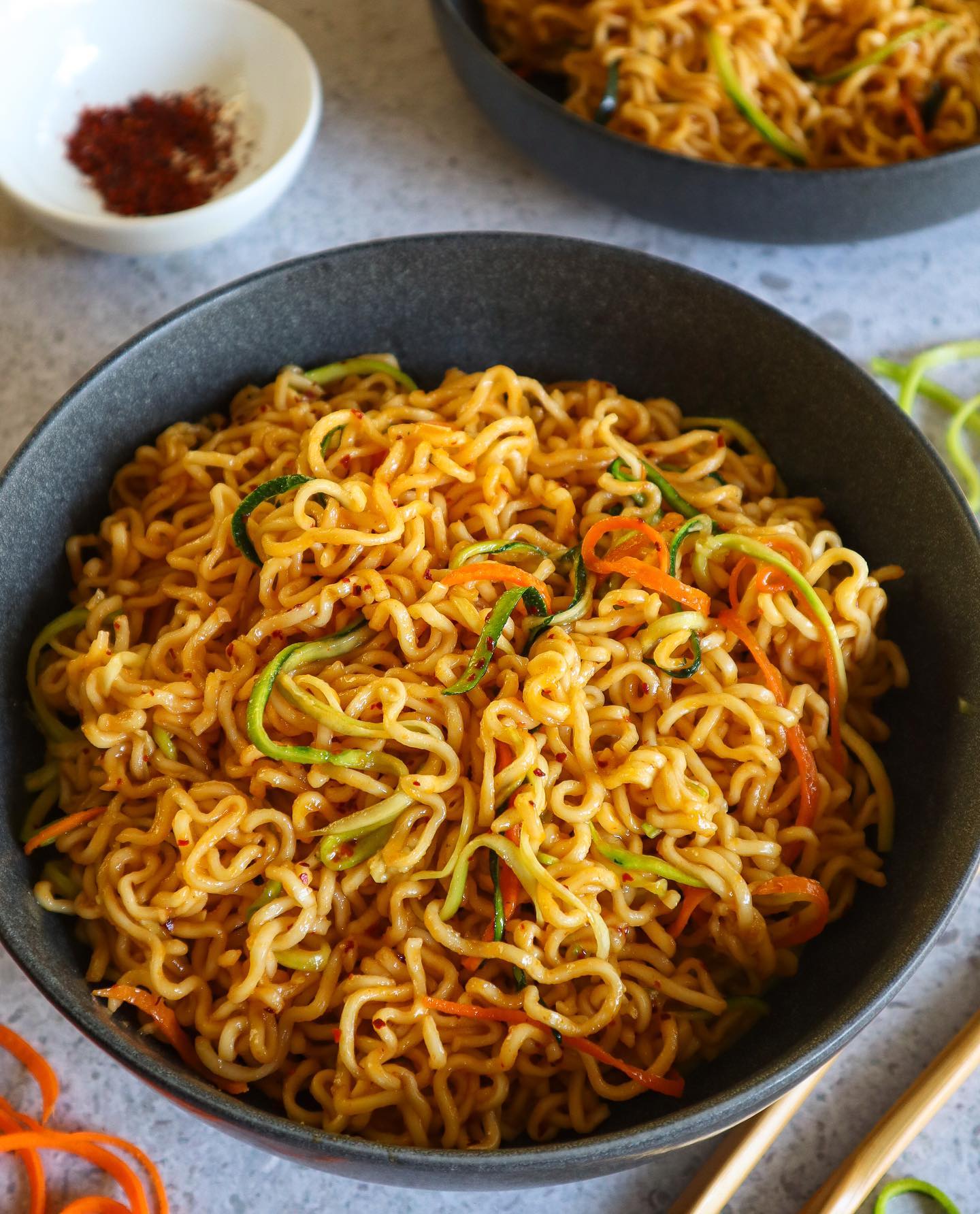 Easy Sesame Noodles with Spicy Ginger Sauce