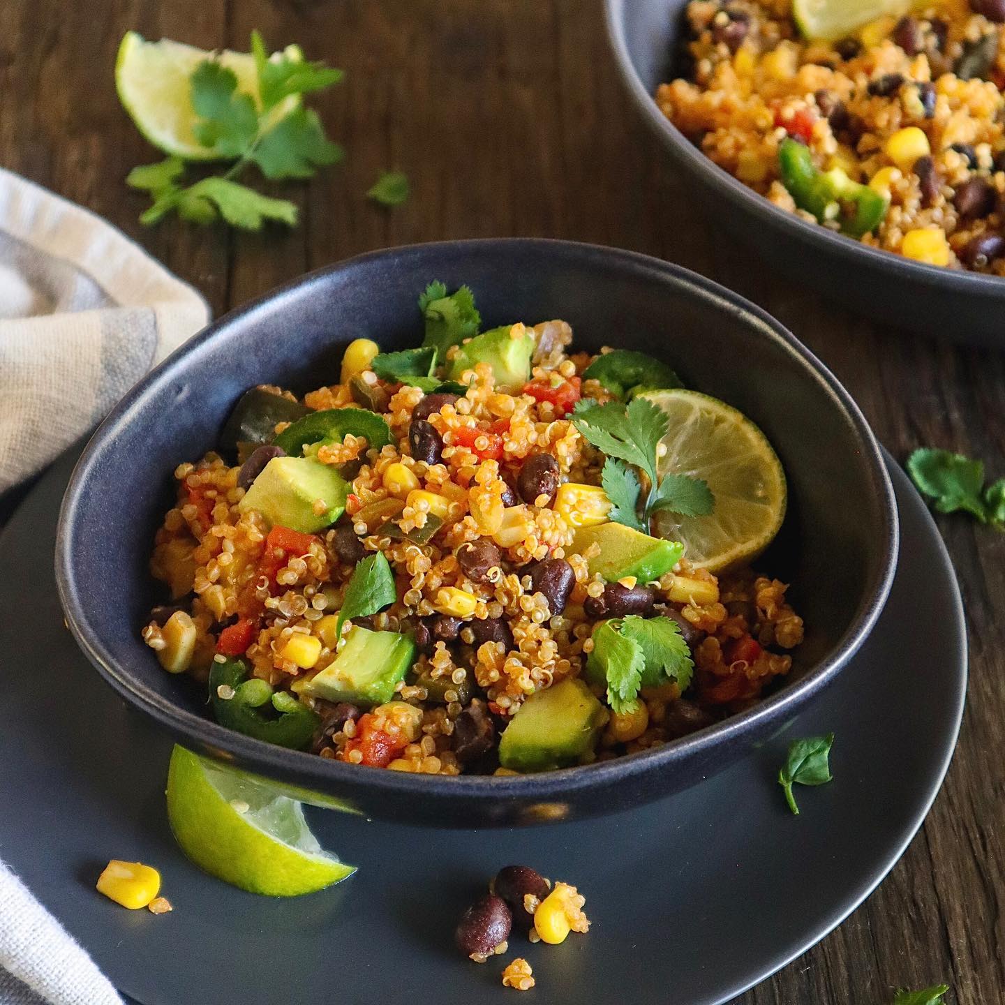 One-Pan Mexican Quinoa Bowl