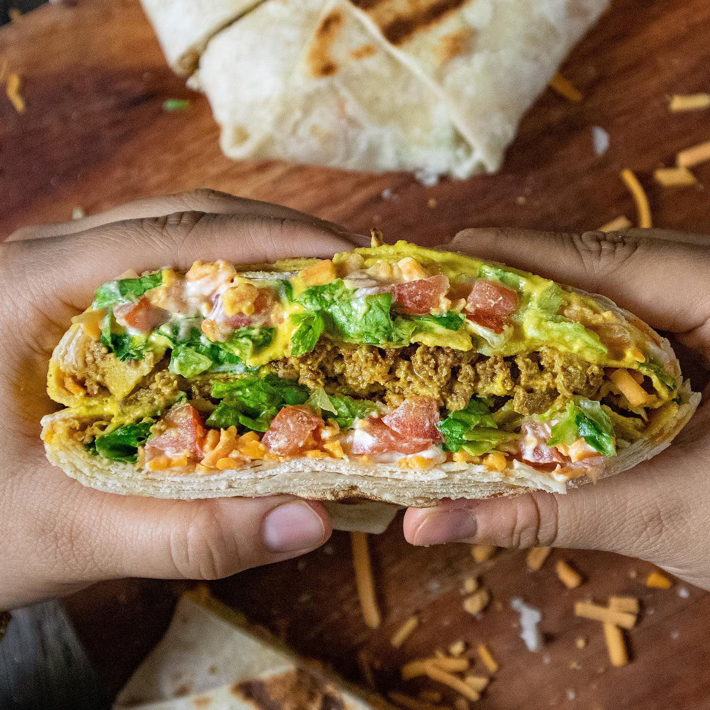 Best Healthier Vegan Crunchwrap