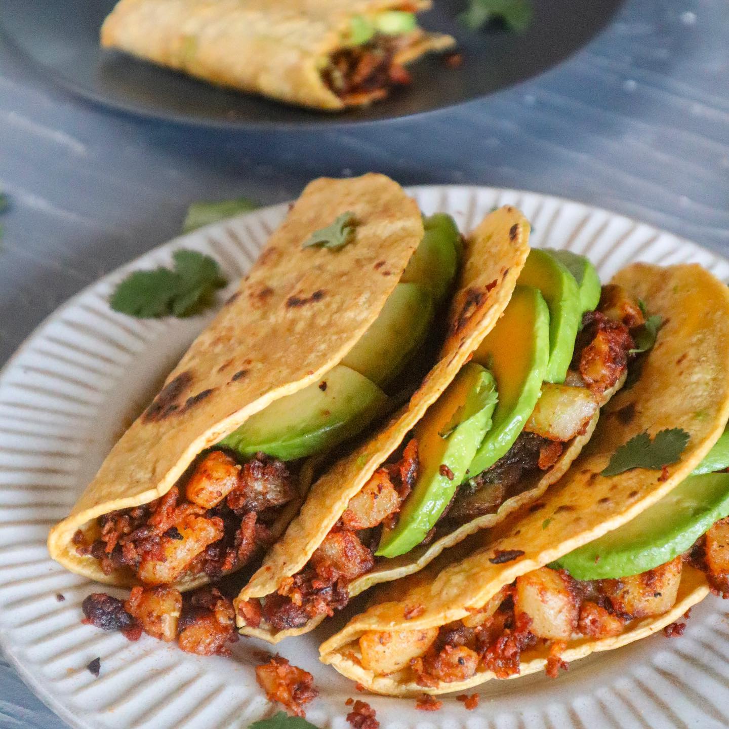 Quick Chorizo Potato Tacos