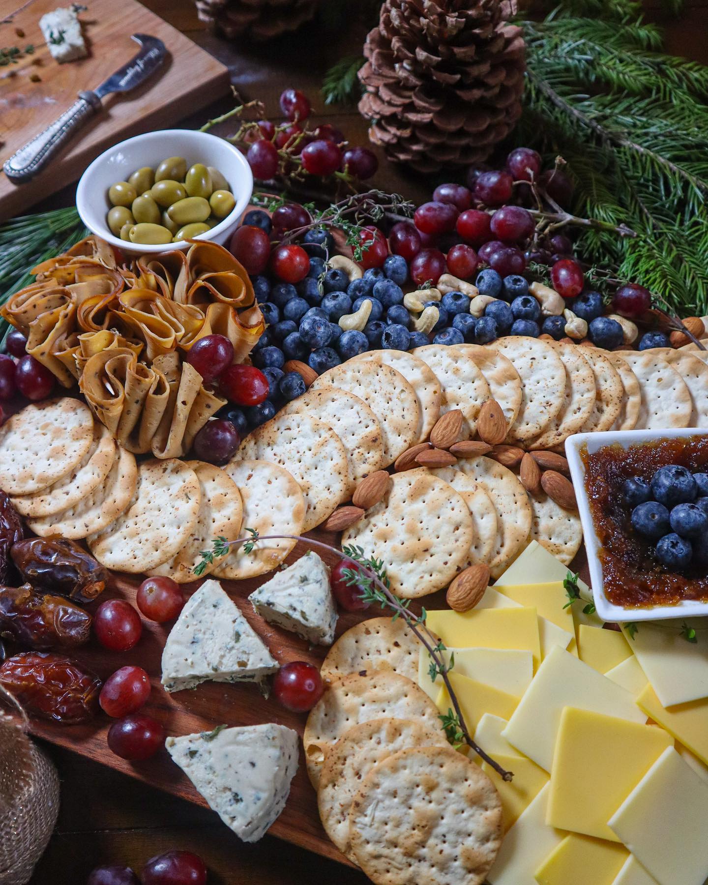 Holiday Vegan Charcuterie Board
