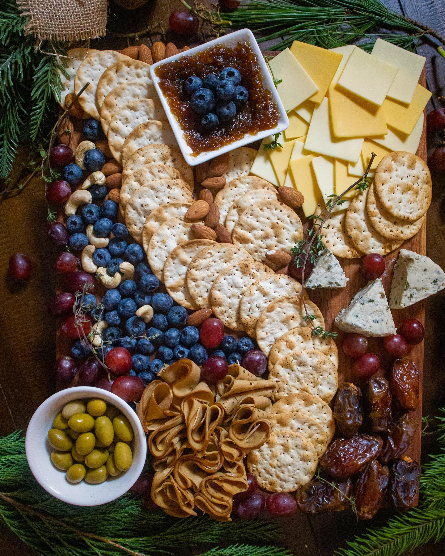 Holiday Vegan Charcuterie Board