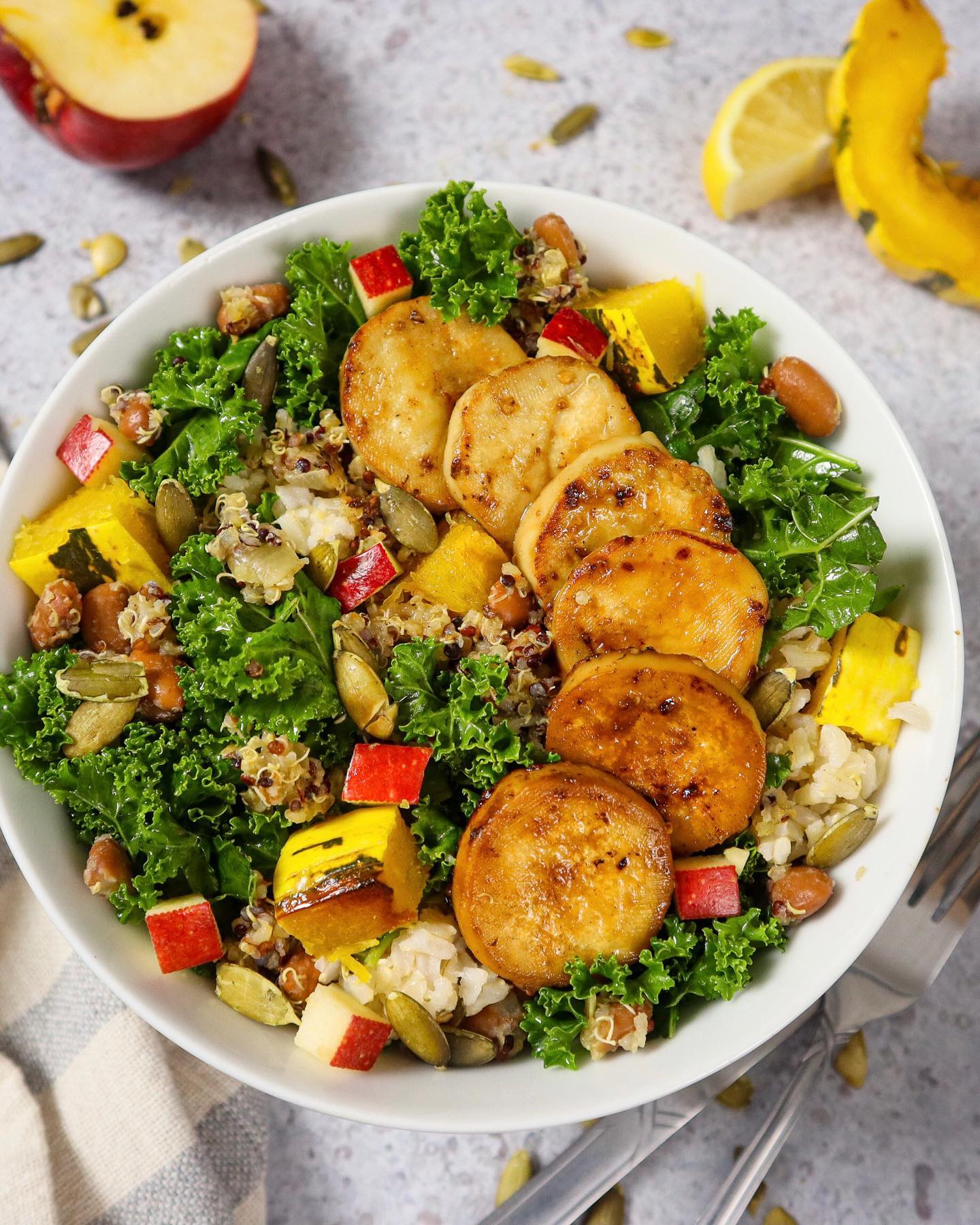 Vegan King Oyster Mushroom Scallops
