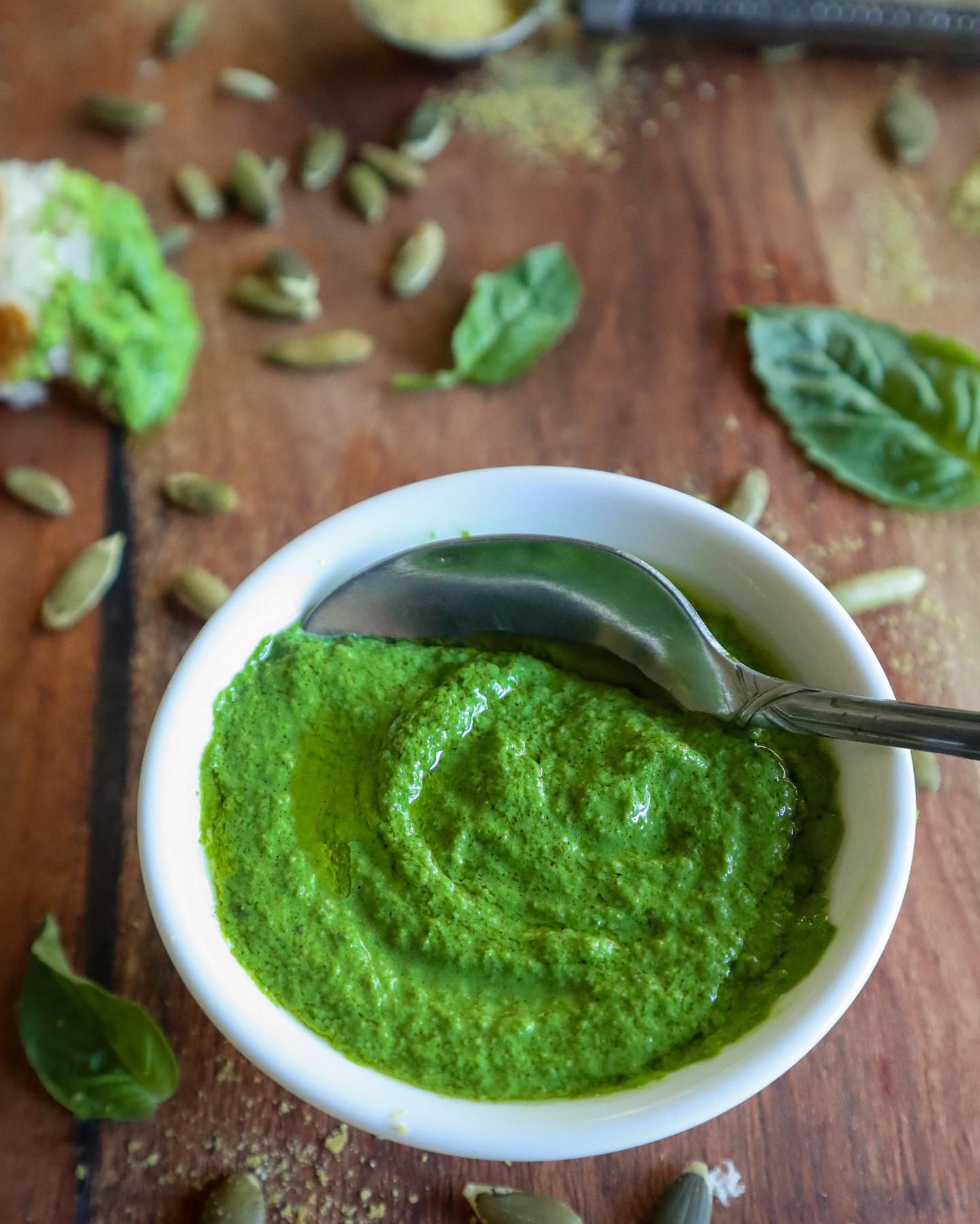 Vegan Pepita Basil Pesto