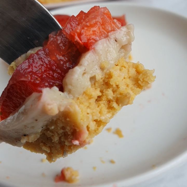 Strawberry Pudding Cake