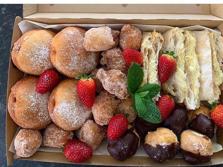 Grazing Box with Sweet Treats and Sauce