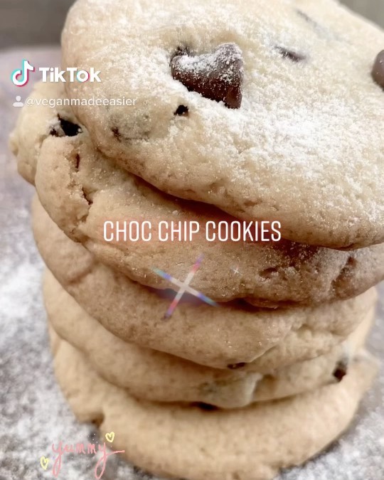 Vegan Spelt Flour Chocolate Chunk Cookies