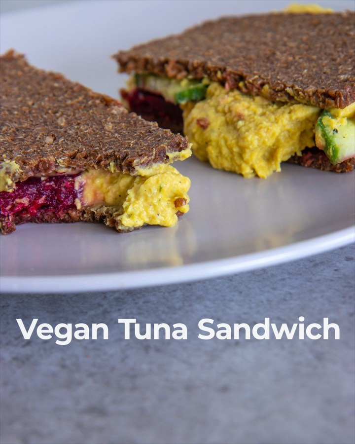 Easy Vegan Chickpea Tuna Sandwich