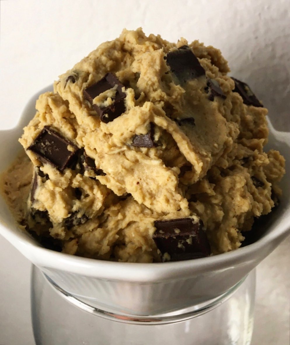 No-Bake Vegan Chickpea Cookie Dough
