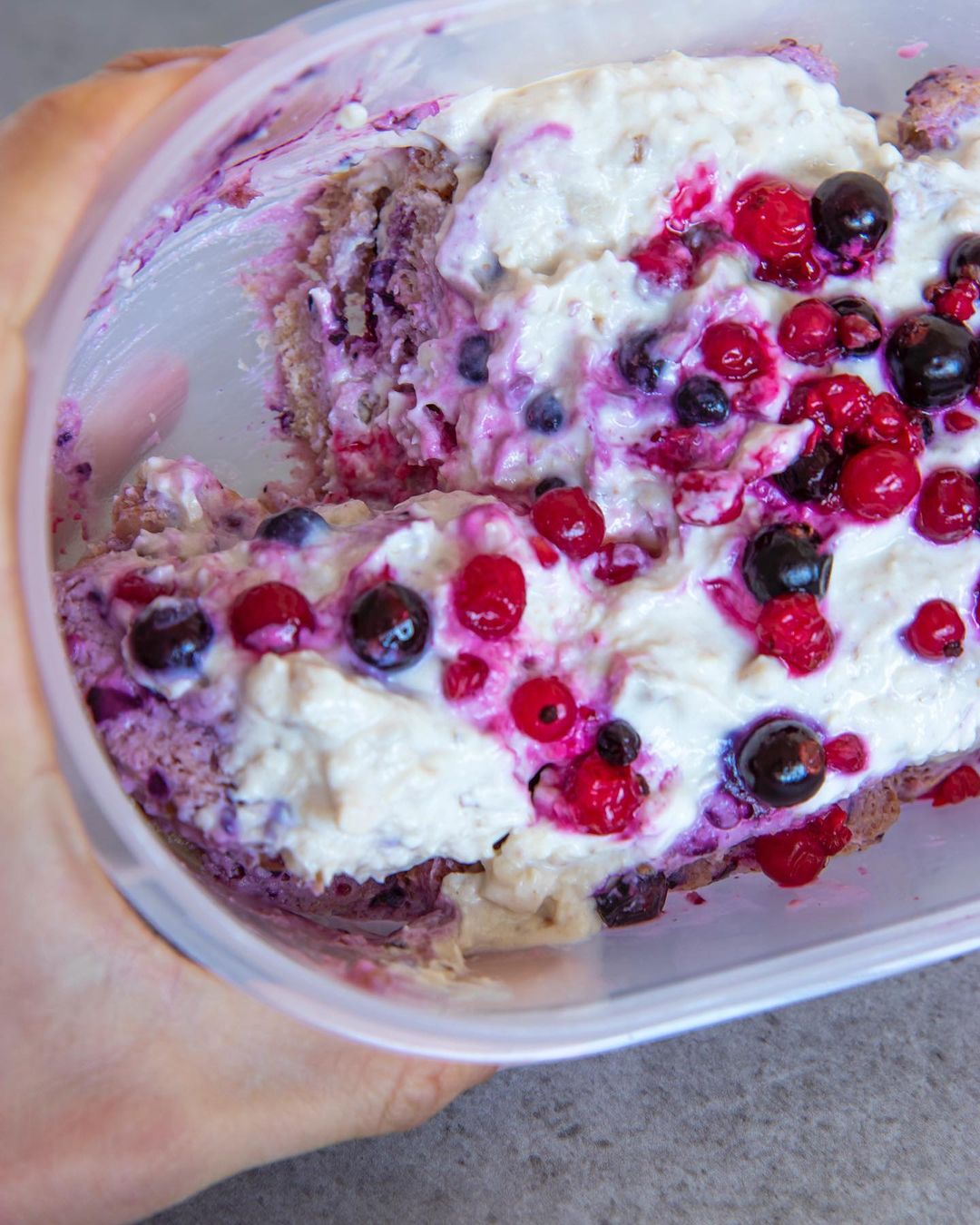 Whole Grain Berry Tiramisu