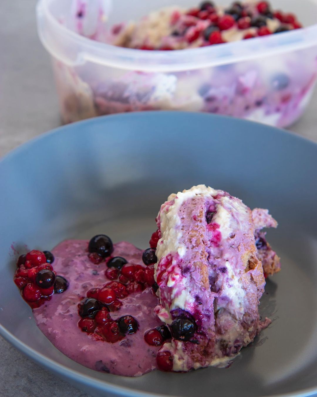 Whole Grain Berry Tiramisu