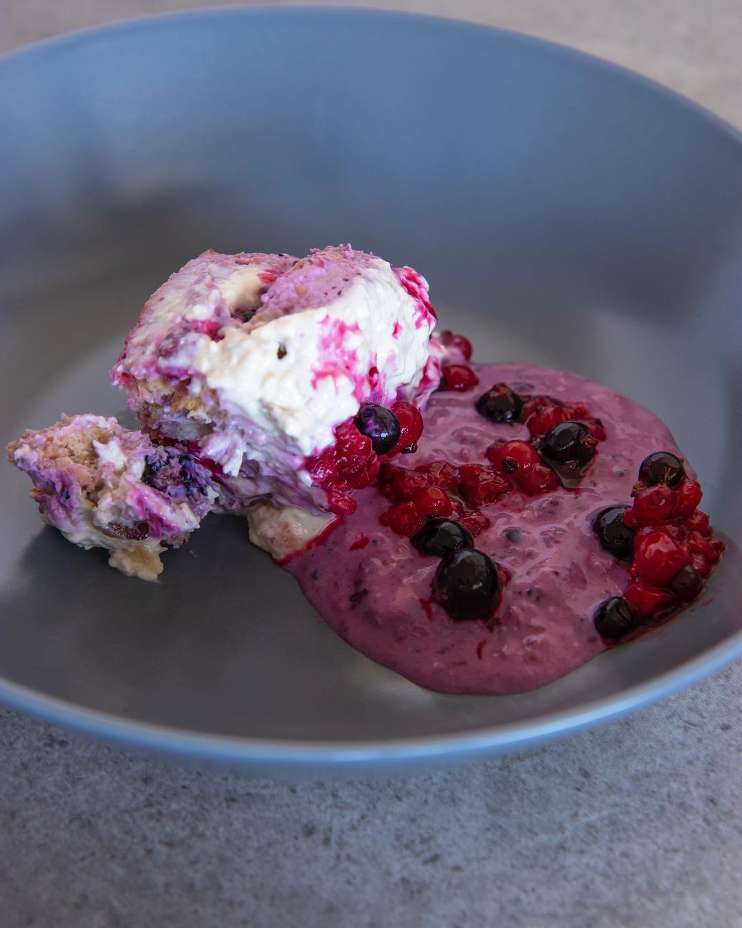 Whole Grain Berry Tiramisu