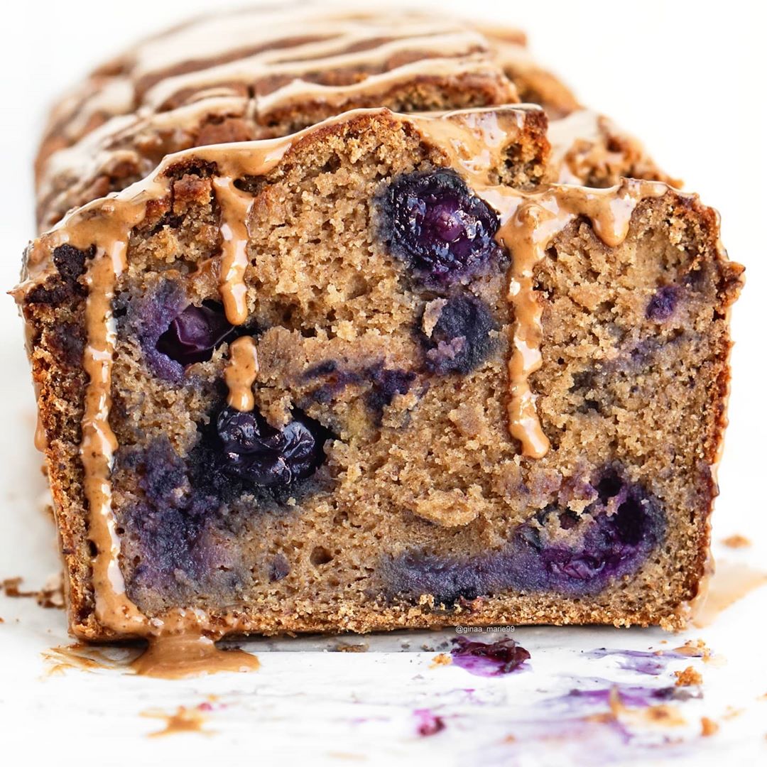 Healthy Banana Blueberry Chocolate Chip Bread
