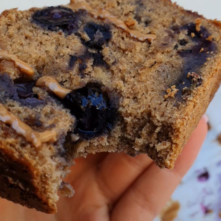 Healthy Banana Blueberry Chocolate Chip Bread