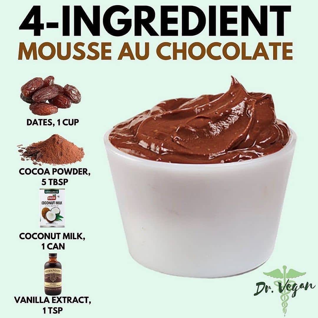 Four-Ingredient Vegan Chocolate Mousse