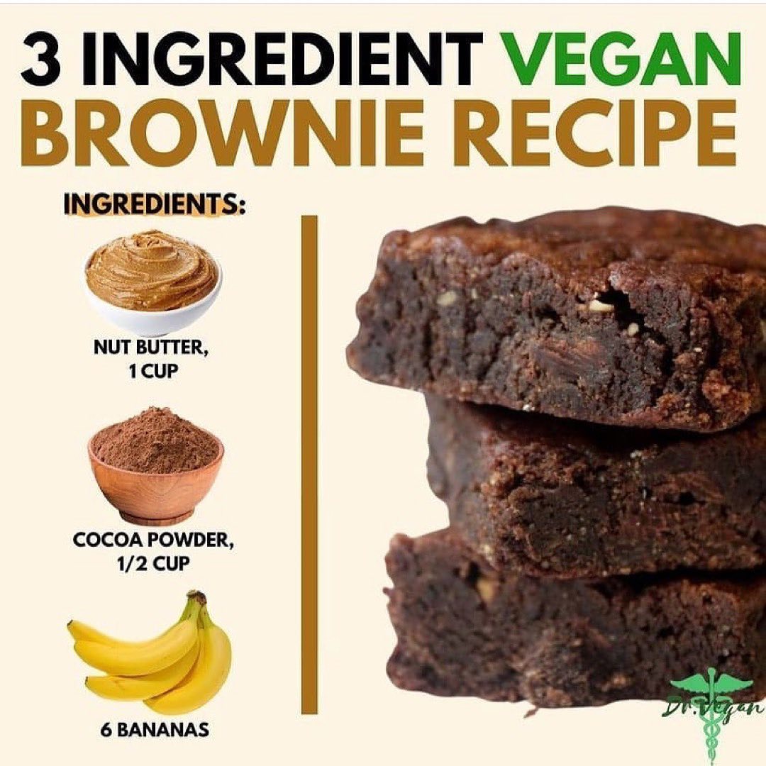 Flourless Vegan Blender Brownies